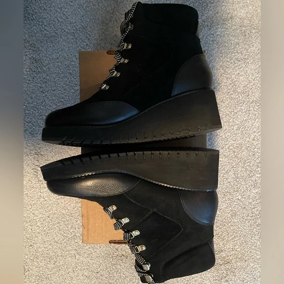 Cole Haan ZERØGRAND City Wedge Boots - Picture 5 of 9